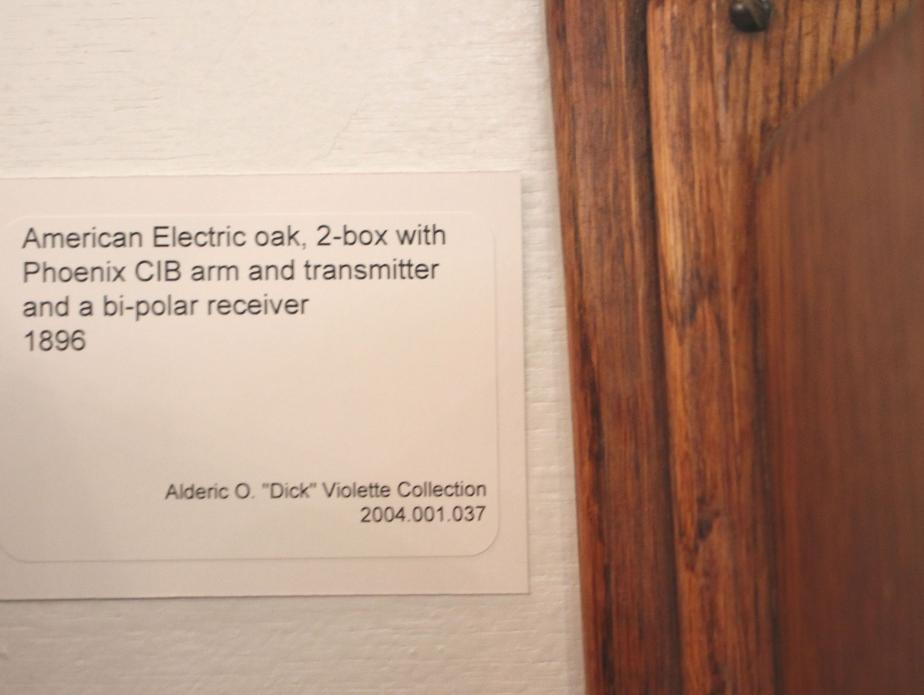 New Hampshire Telephone Museum - American Electric Oak