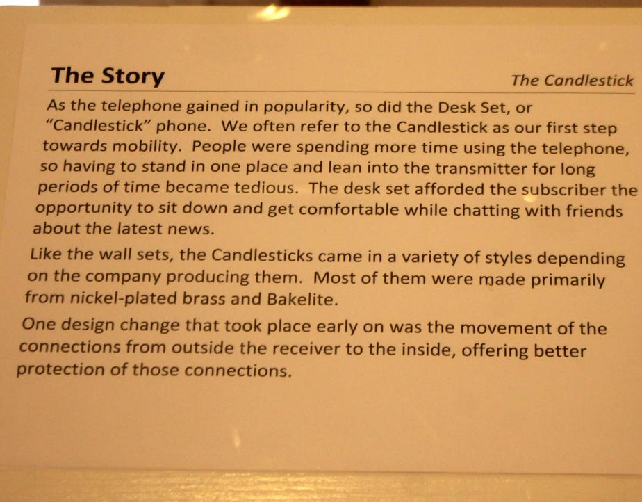 New Hampshire Telephone Museum - Candlestick Telephone