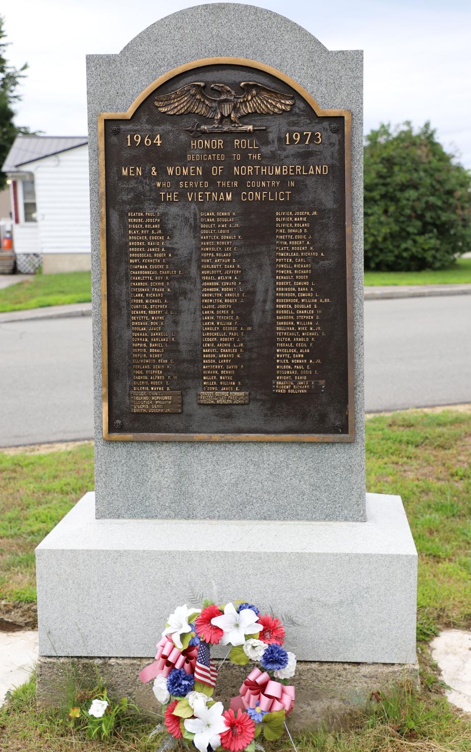 Northumberland New Hampshire Vietnam War Veterans Memorial