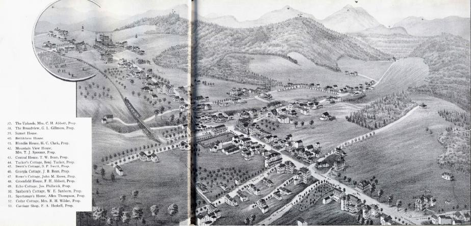 Birds Eye View of Bethlehem NH