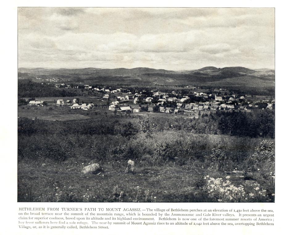 Bethlehem NH from Turner's Path to Mount Agassiz 1908