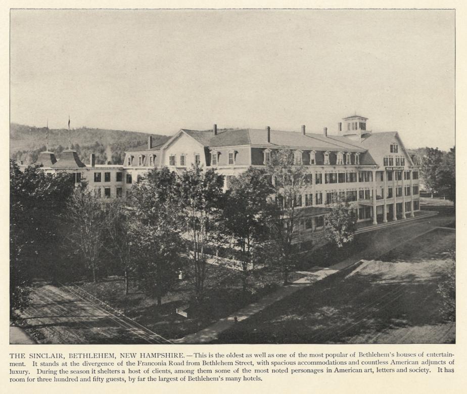 The Sinclair Hotel - Bethlehem NH 1908