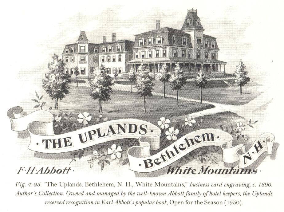The Uplands Hotel - Bethlehem NH 1908