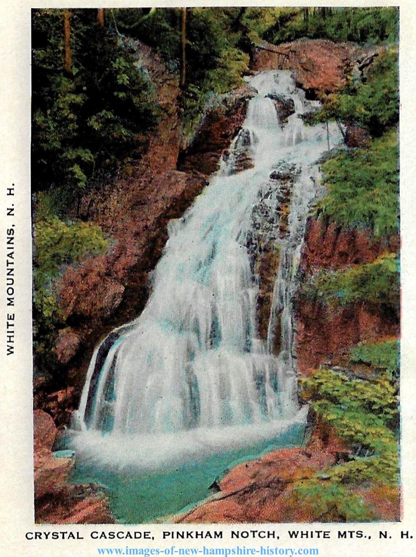 Pinkham Notch postcards - Crystal Cascades
