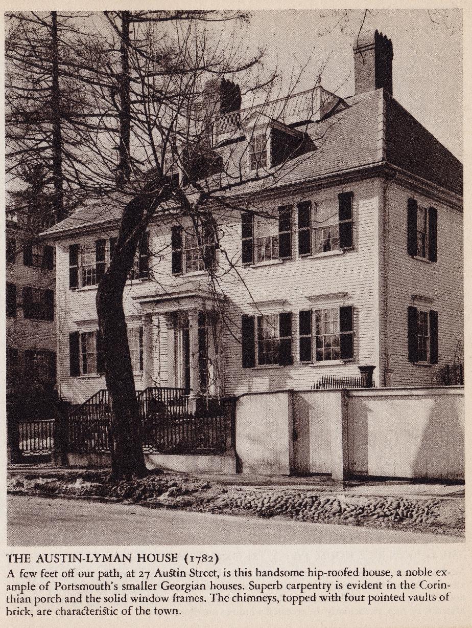 Austin-Lyman House, Austin St, Portsmouth NH 1940