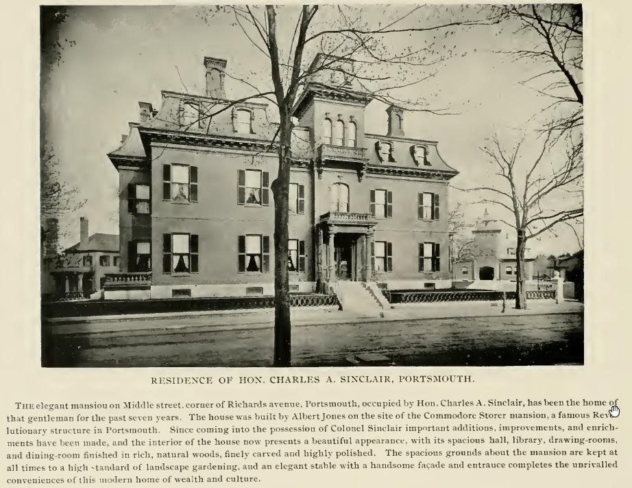 Charles Sinclair House, Portsmouth NH (1895)