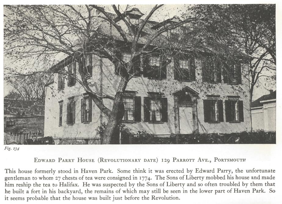 Edward Parry House, Parrott Ave Portsmouth