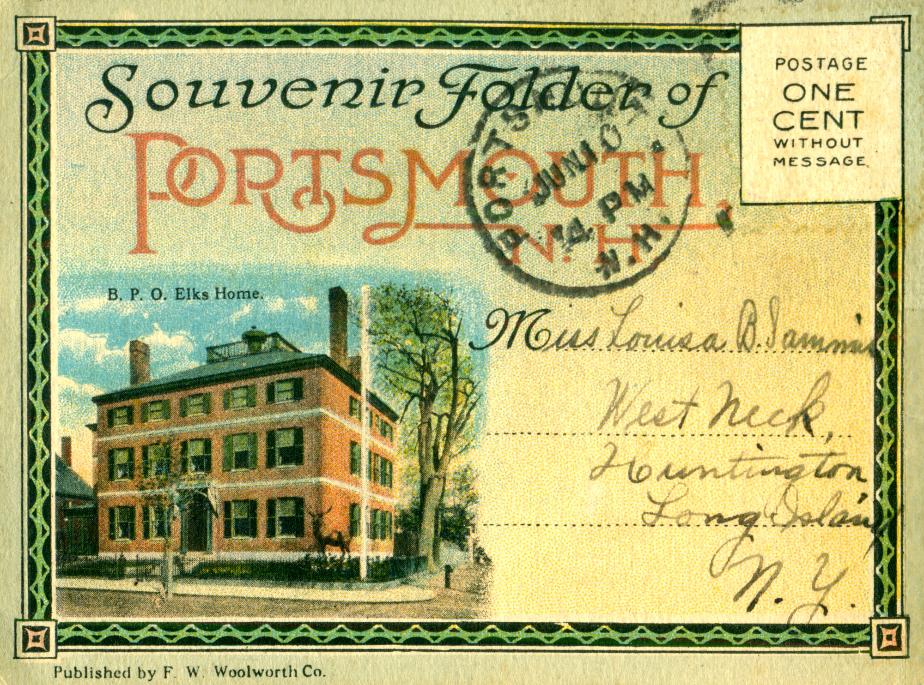 Elks Home - Portsmouth NH, 1920