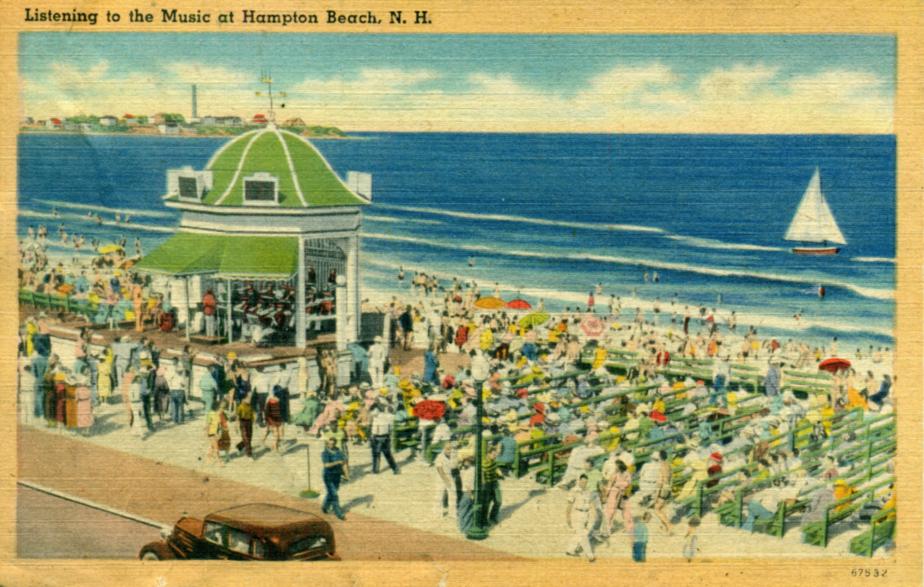 Hampton Beach Music Pavilion Postcard