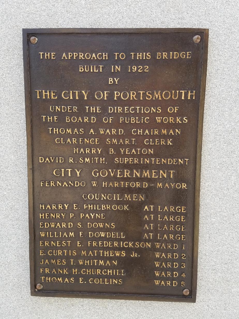 World War I Memorial Bridge, Portsmouth NH