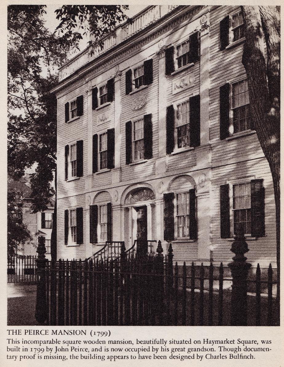 Peirce Mansion, Haymarket Square Portsmouth, 1940
