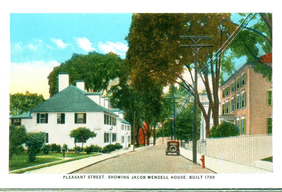 Pleasant Street showing Jacob Wendell Home, Portsmouth NH 1930