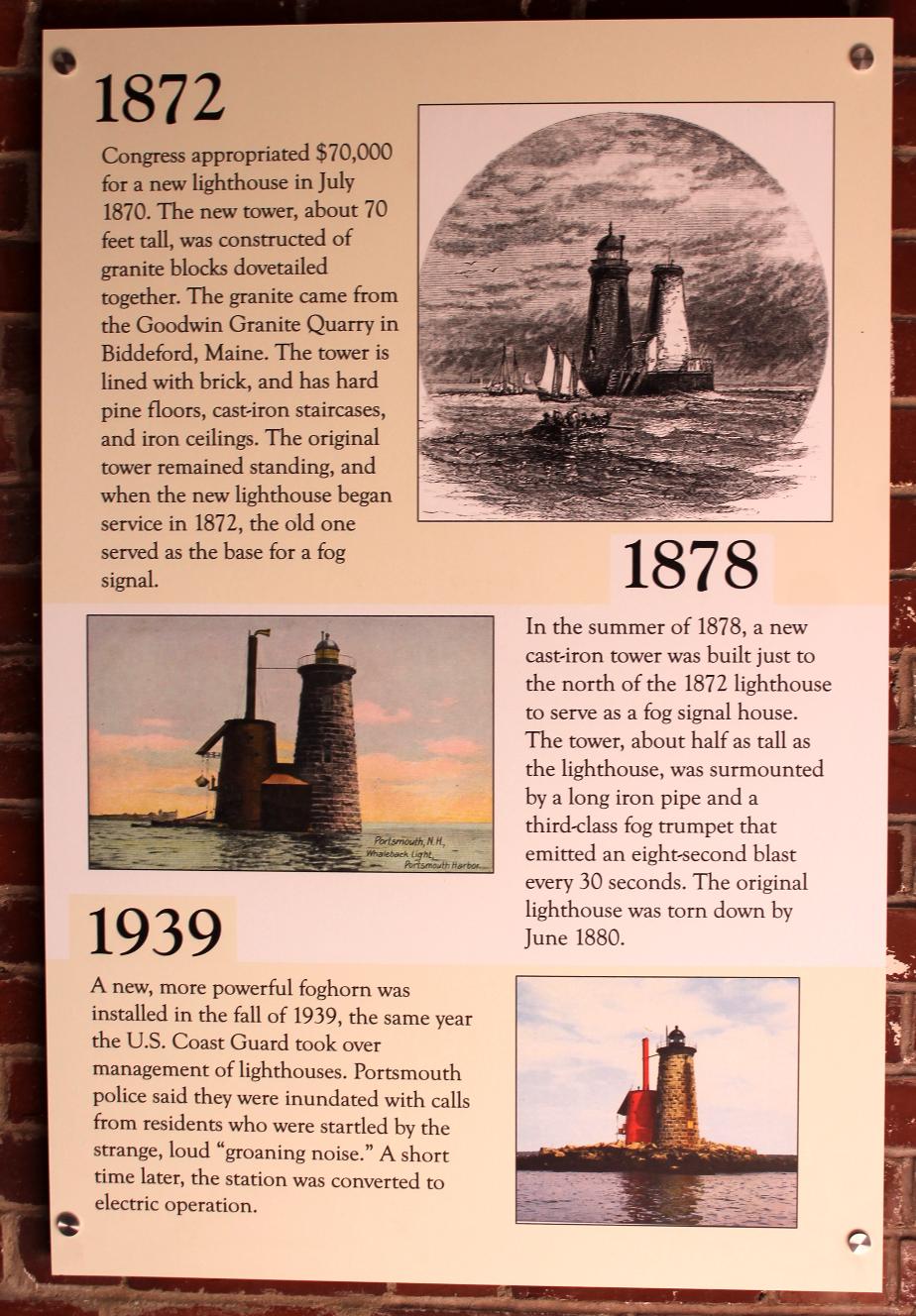 Whaleback Lighthouse History- Portsmouth NH