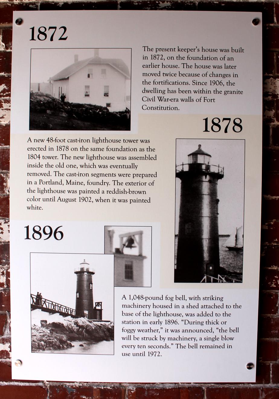 Fort Point Light History- New Castle NH