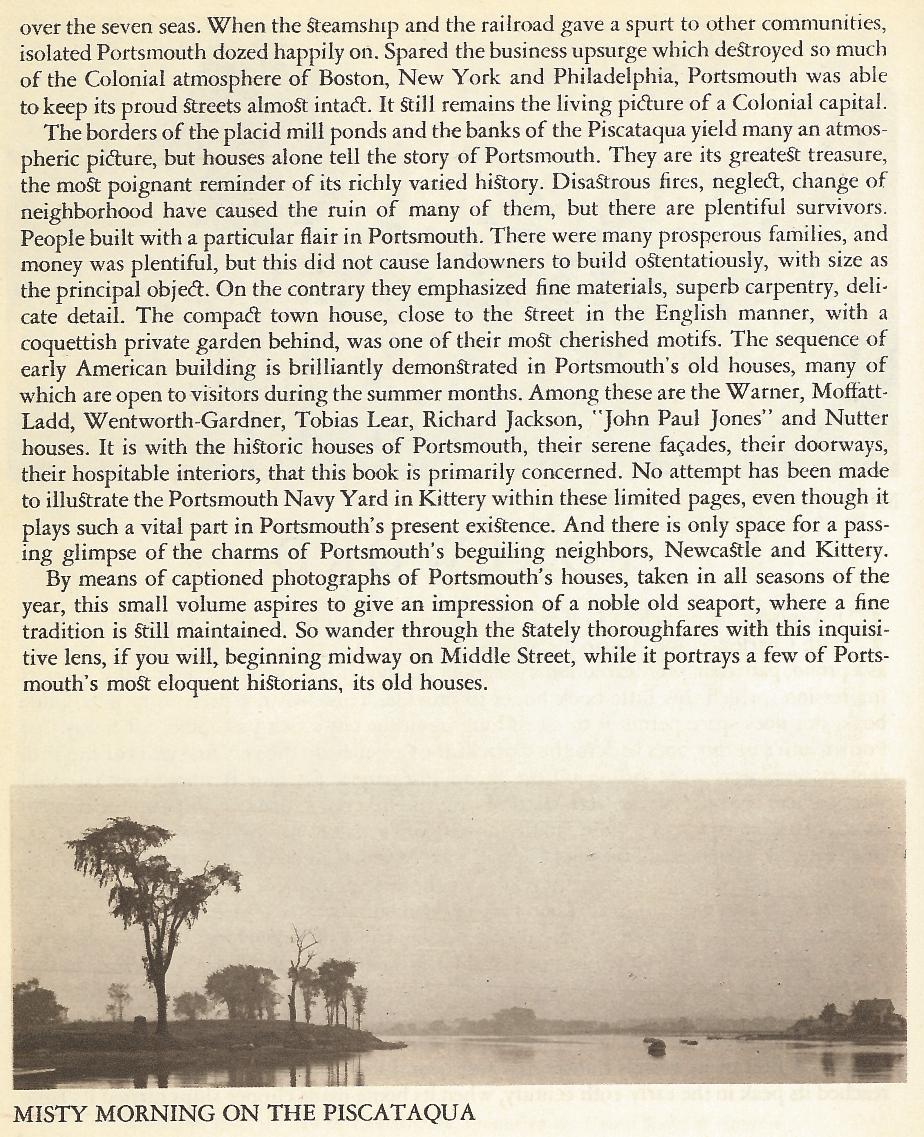 tive Text Reflections of Portsmouth New Hampshire - 1940