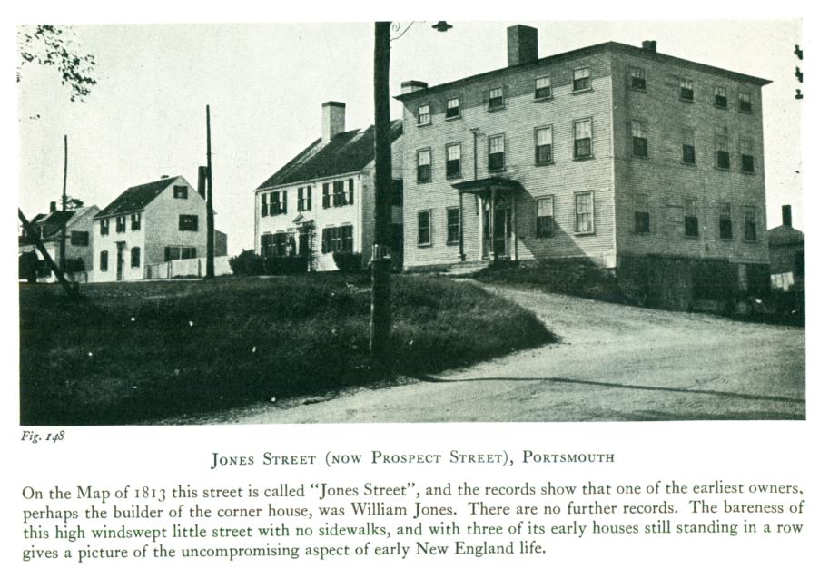 Jones Street - now Prospect Street Portsmouth NH