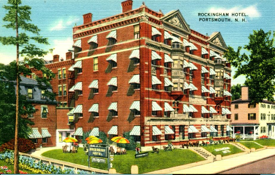 Rockingham Hotel - Portsmouth NH Postcard