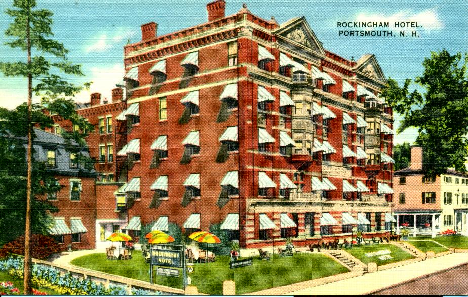 Rockingham Hotel - Portsmouth NH Postcard