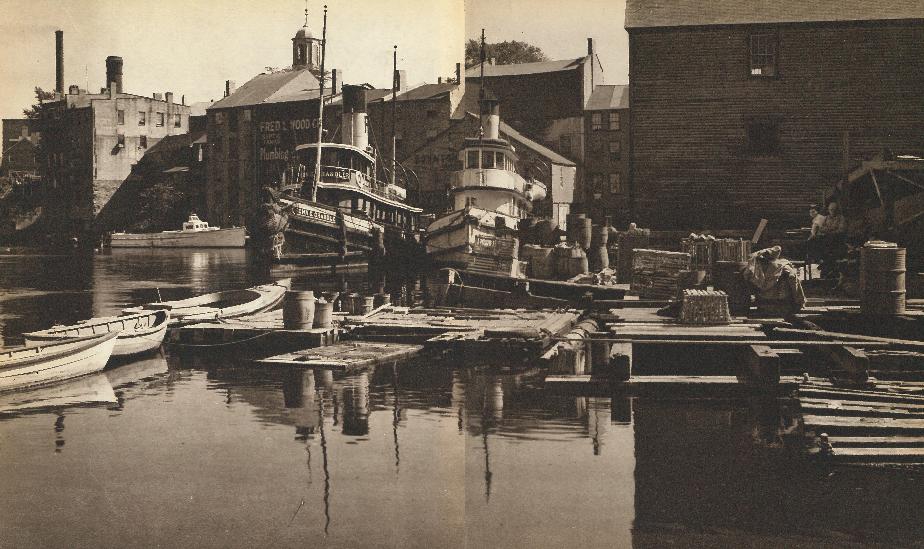 Portsmouth NH Docks, 1940