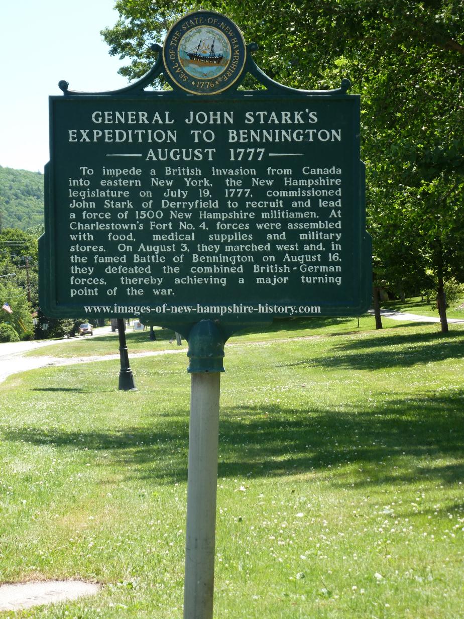 General John Stark Expedition to Bennington Historical Marker