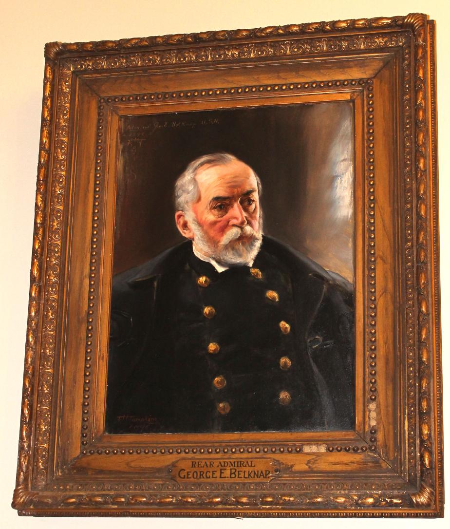 Rear Admiral George E Belknap New Hampshire State House Portrait