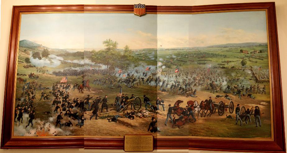 New Hampshire State House Battle of Gettysburg Mural