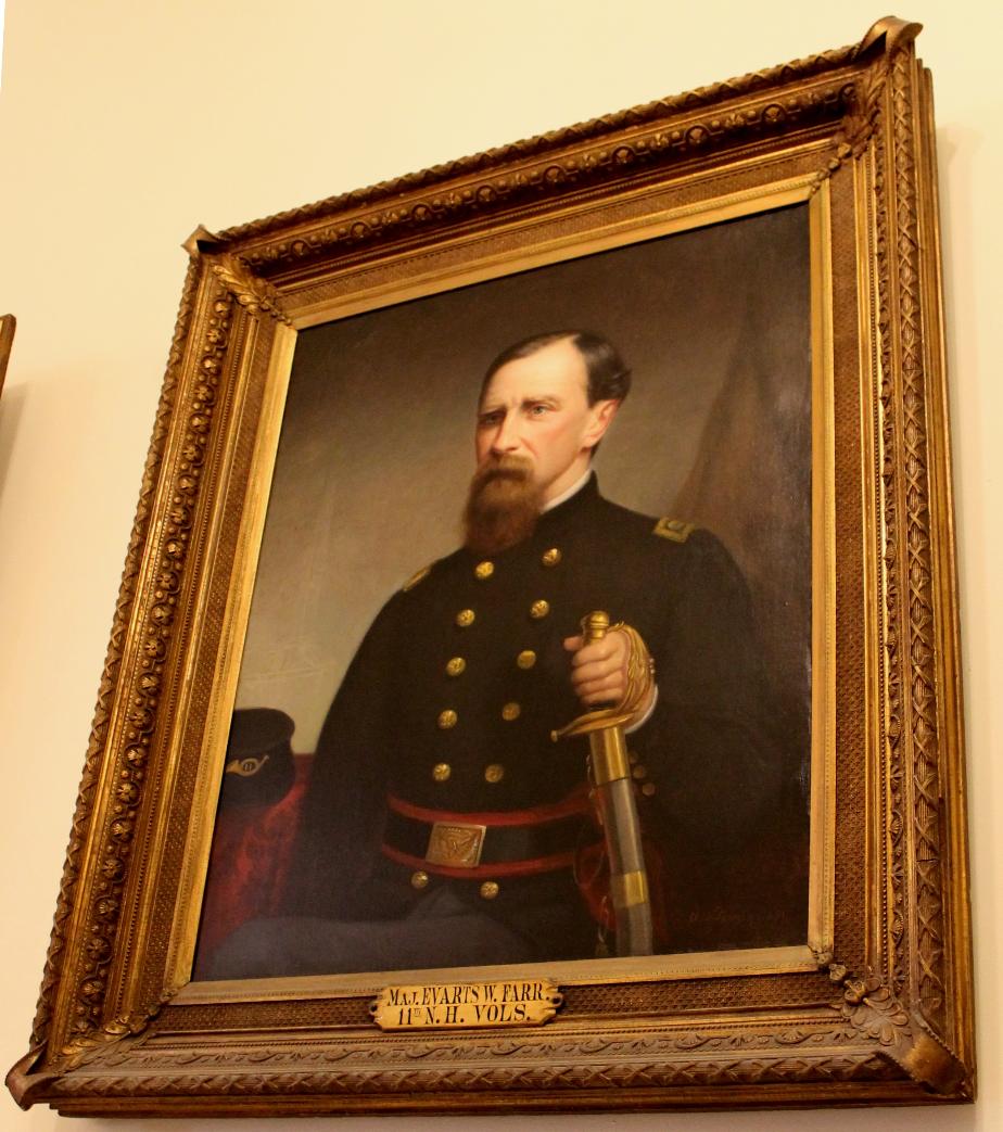 Major Evarts W Farr - Civil War Soldier - NH State House Portrait