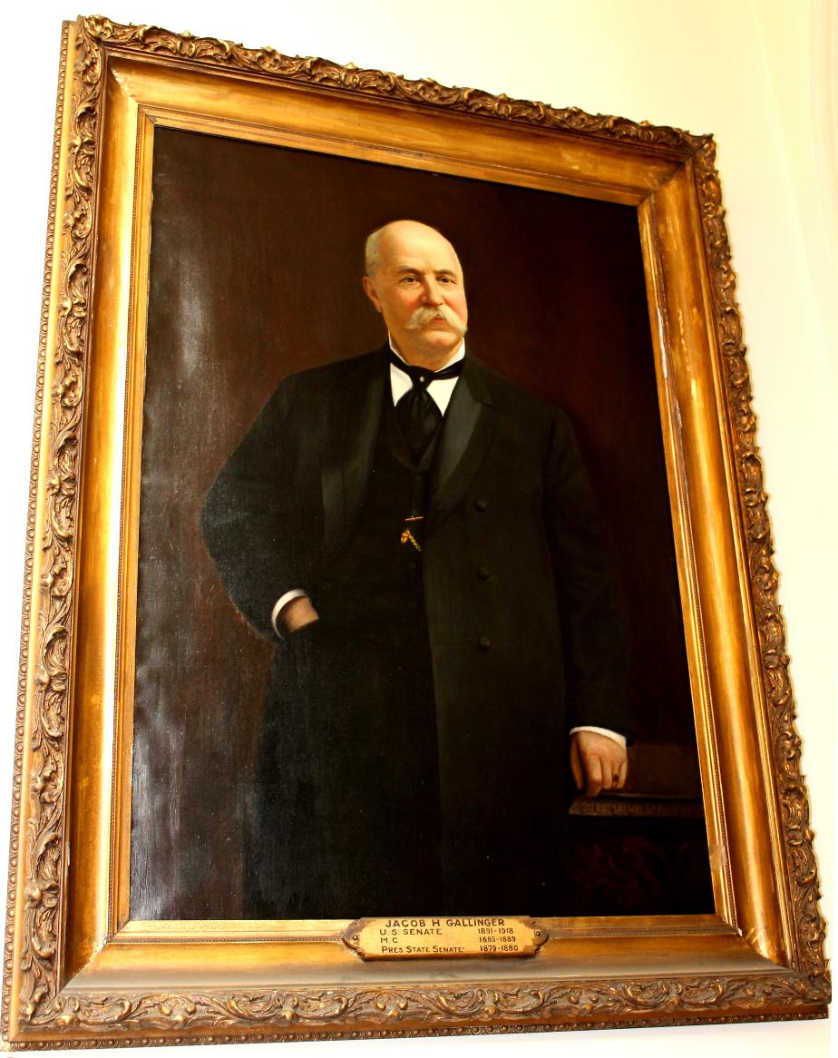 Senator Jacob Gallinger New Hampshire State House Portrait