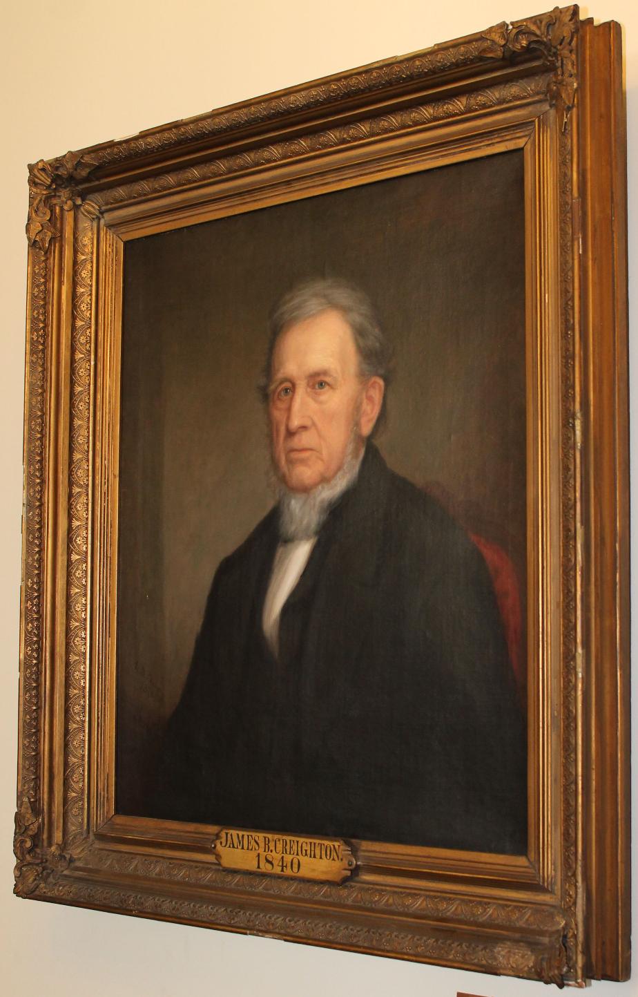 Colonel James Bracket Creighton NH State House Portrait