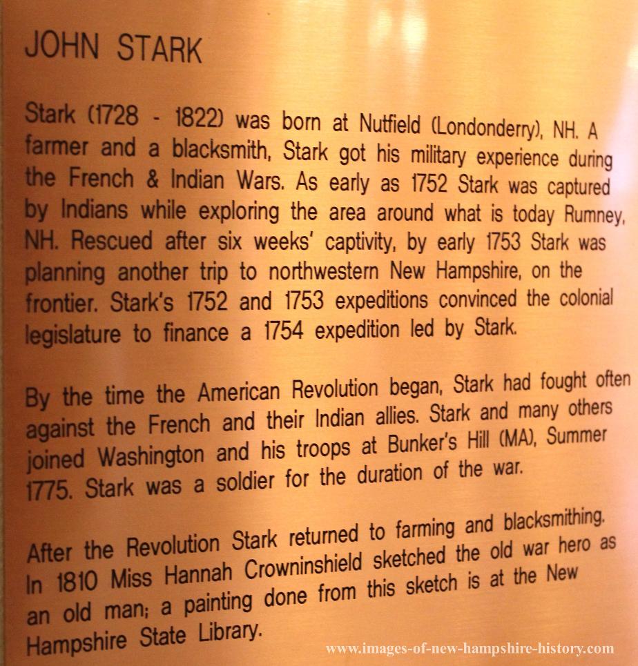 General John Stark New Hampshire State House Portrait