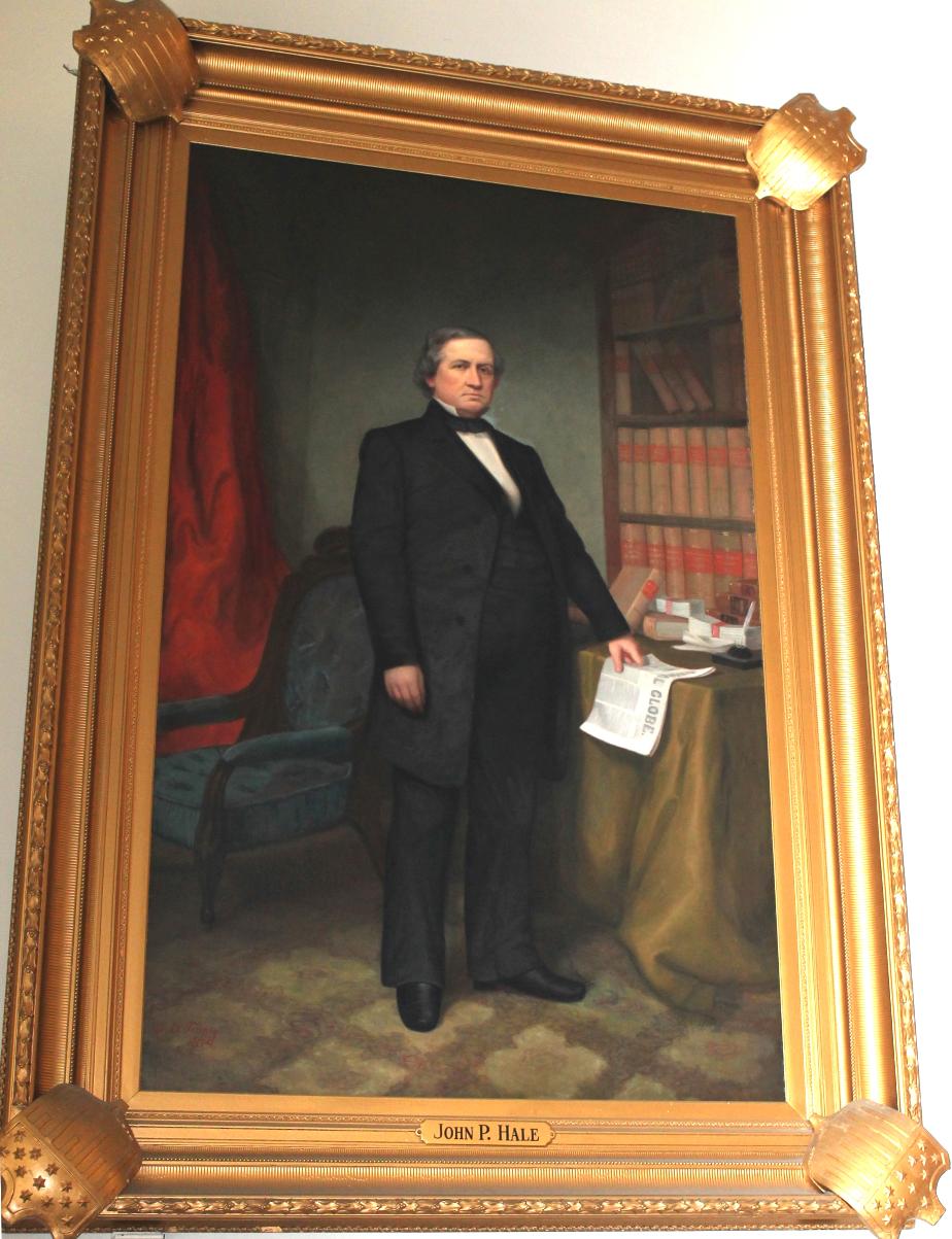 John P Hale, NH State House Portrait