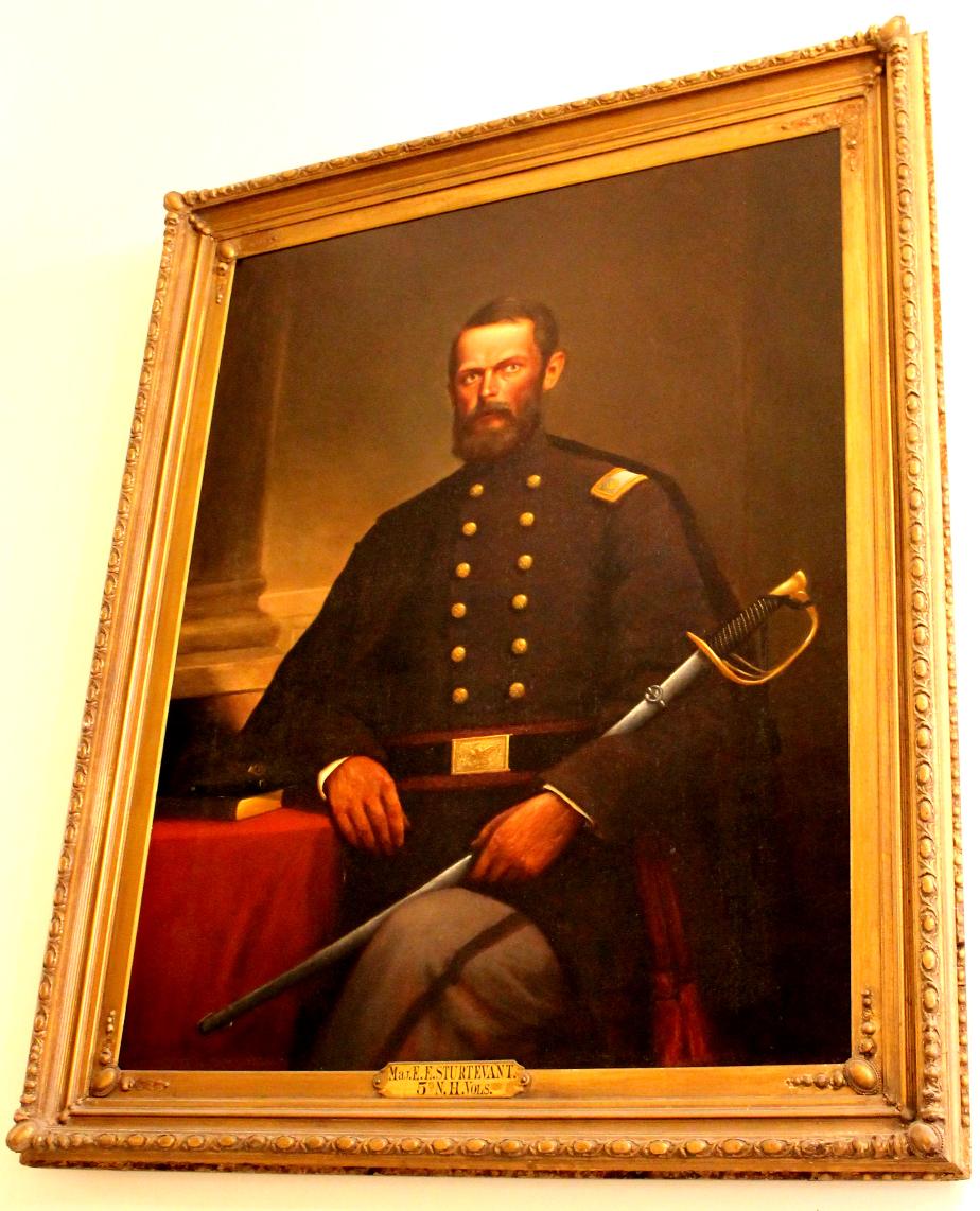Major Edward Everett Sturtevant NH State House Portrait
