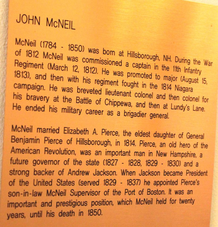 General John McNeil NH State House Portrait