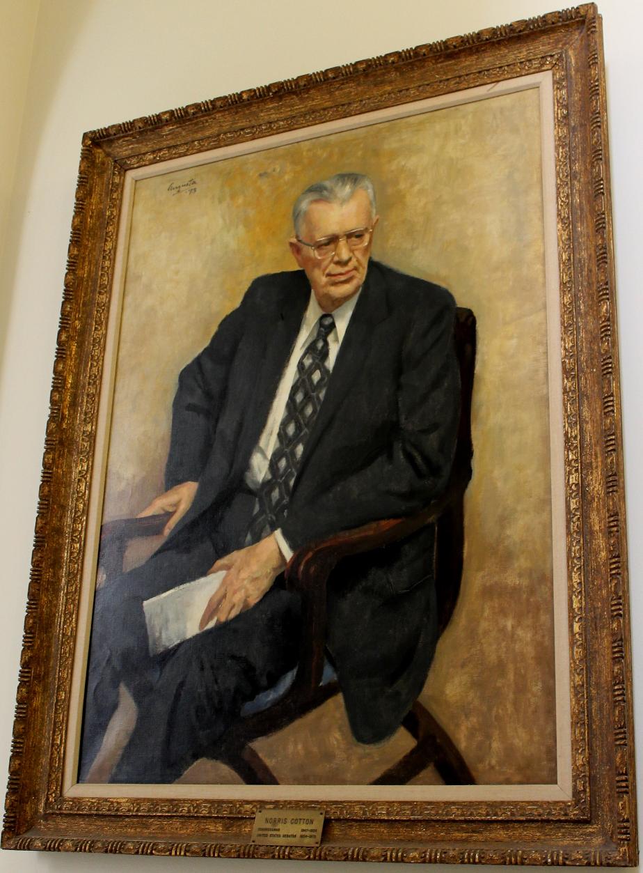 Norris Cotton (Warren) Congressman and Senator NH State House Portrait