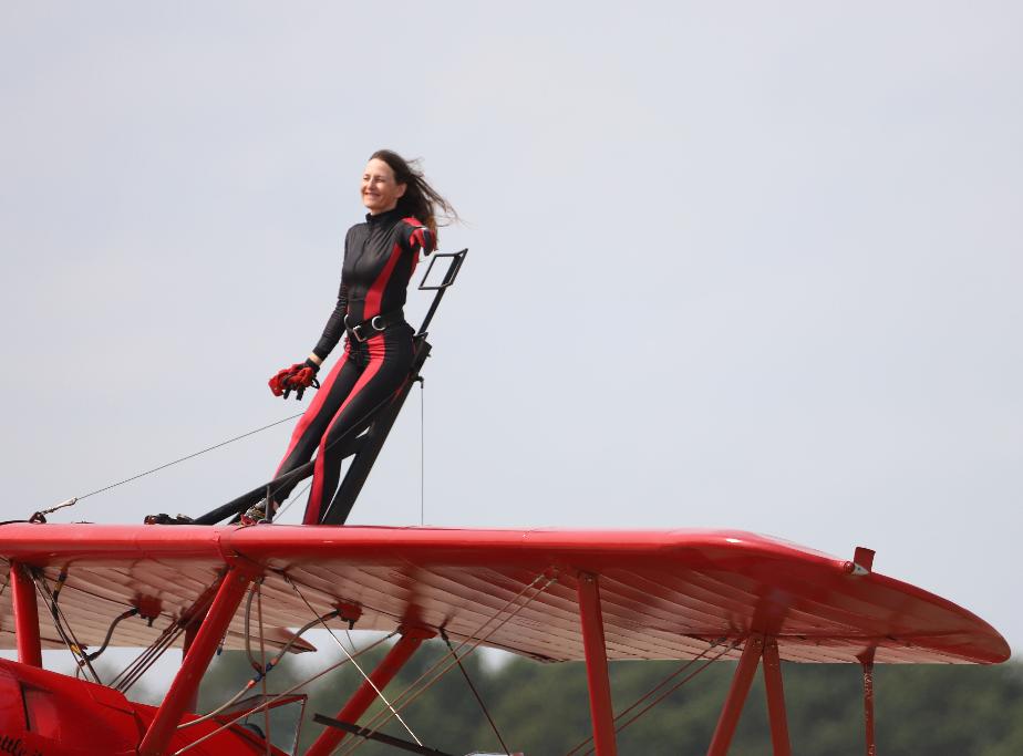 Thunder Over New Hampshire 2025 - Carol Pilon third Strike Wing Walker