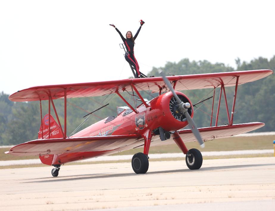 Thunder Over New Hampshire 2025 - Carol Pilon third Strike Wing Walker