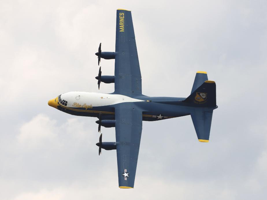 Thunder Over New Hampshire 2025 Airshow - US Navy Blue Angels Fat Albert