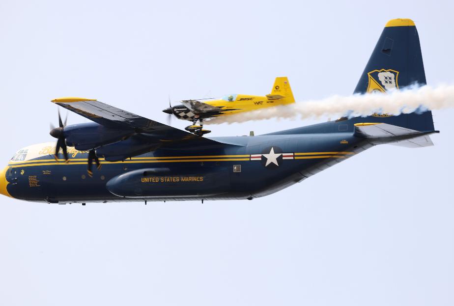 Thunder Over New Hampshire 2025 Airshow - US Navy Blue Angels Fat Albert