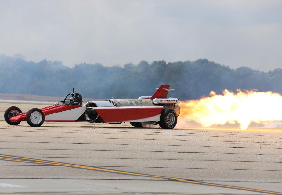 Thunder Over New Hampshire 2025 Airshow - Smoke N Thunder Jet Car
