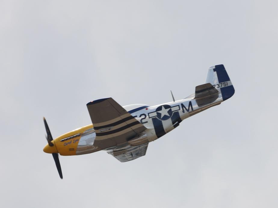 Thunder Over New Hampshire 2025 Airshow - Jack Aces P51 Mustang