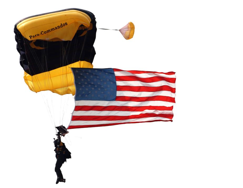 US Para Commandos Parachuting Group
