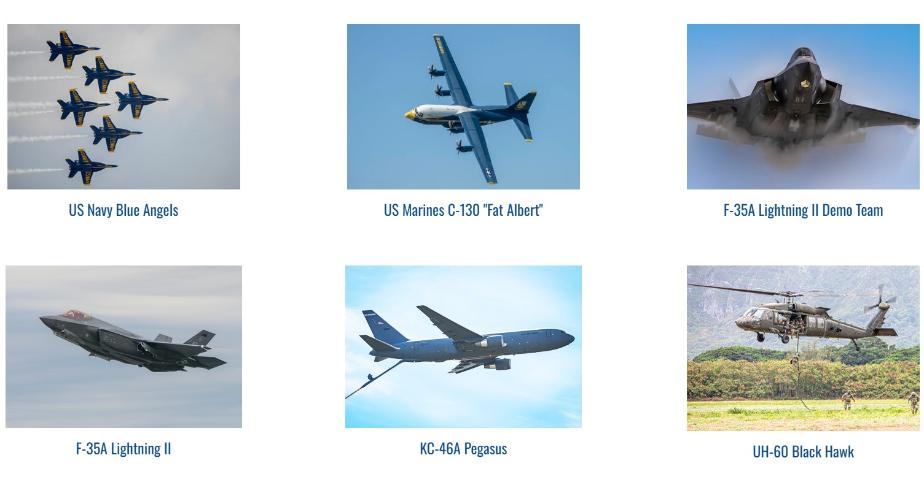 Thunder Over New Hampshire 2025 Airshow Performers