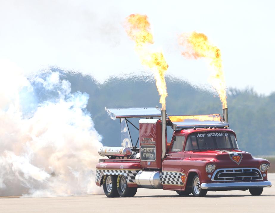 Hayden Proffitt II 57 Chevy Smoke N Thunder Jet Truck