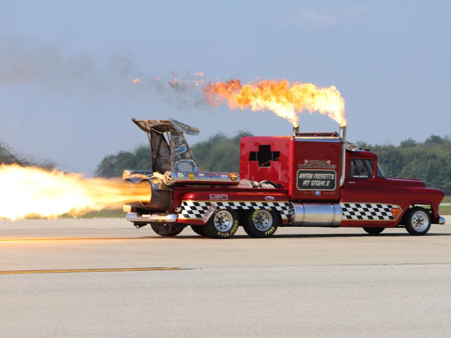 Hayden Proffitt II 57 Chevy Smoke N Thunder Jet Truck