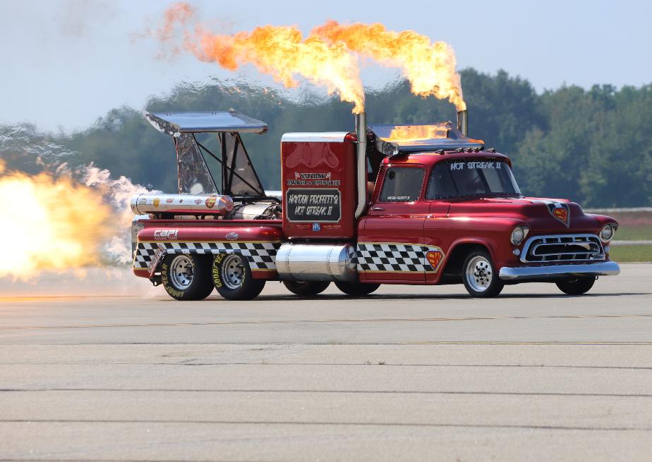 Hayden Proffitt II 57 Chevy Smoke N Thunder Jet Truck