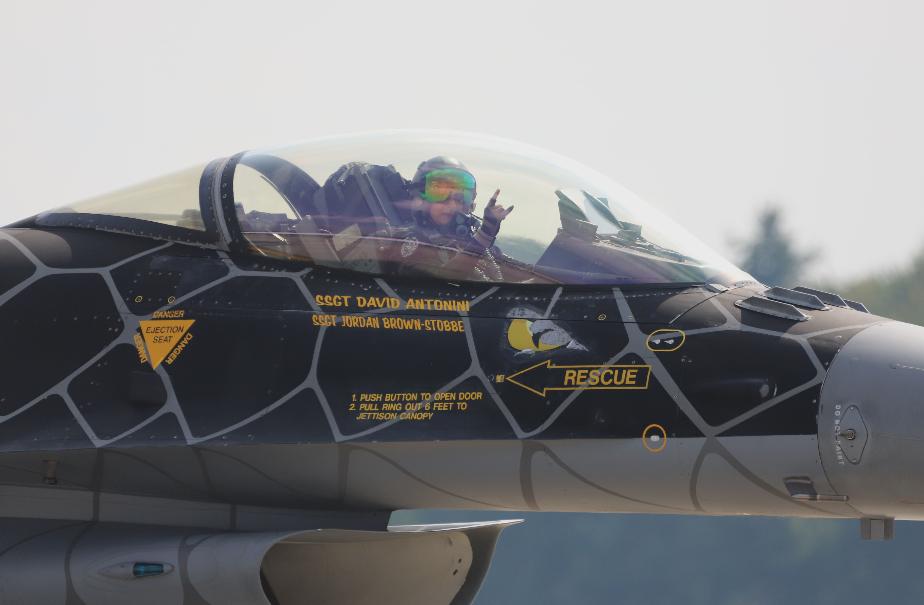 Thunder Over NH 2023 Airshow F-16 Viper Demo Team David Antononini