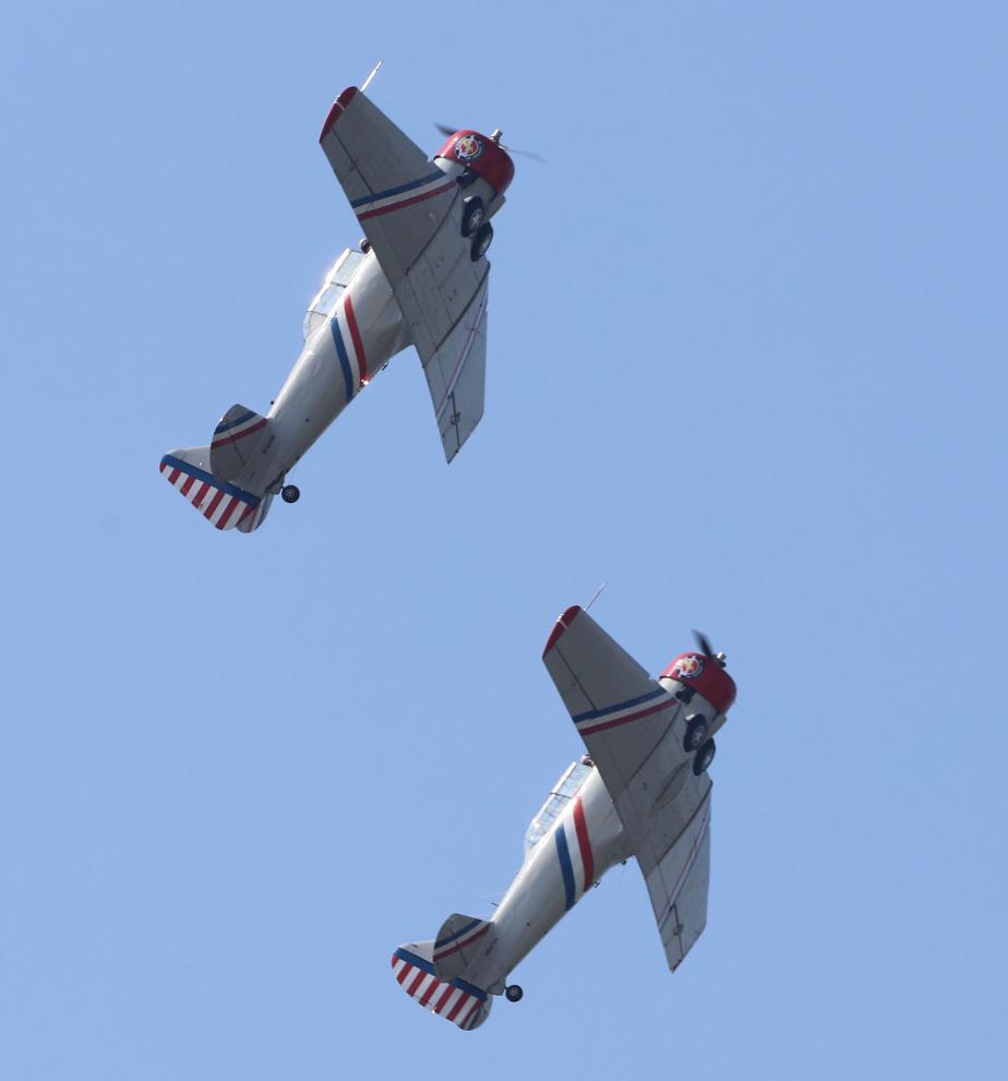  Thunder Over New Hampshire Airshow 2023 - Warbird Thunder Airshow - SNJ WWII Navy Trainer Ol Growler