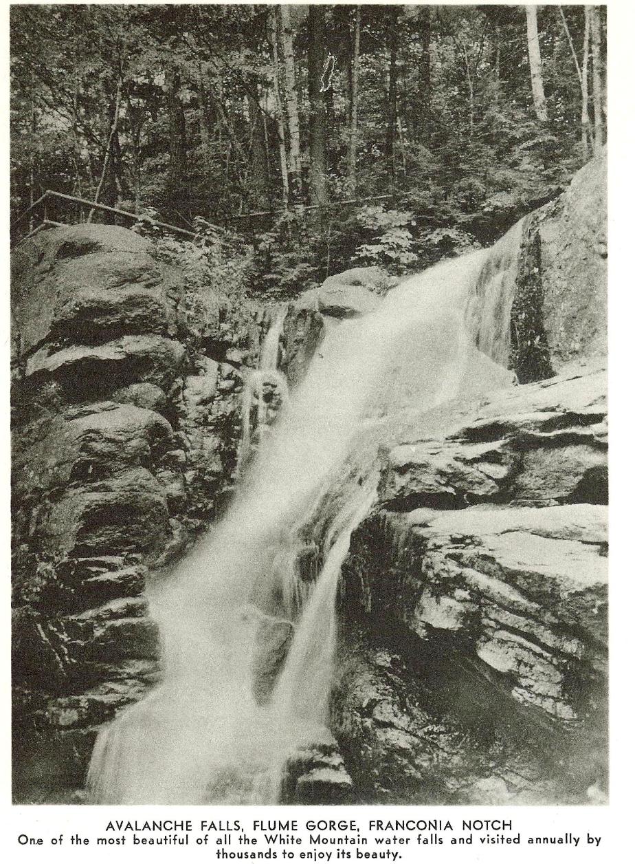 Avalanche Falls, Flume Gorge, Franconia Notch