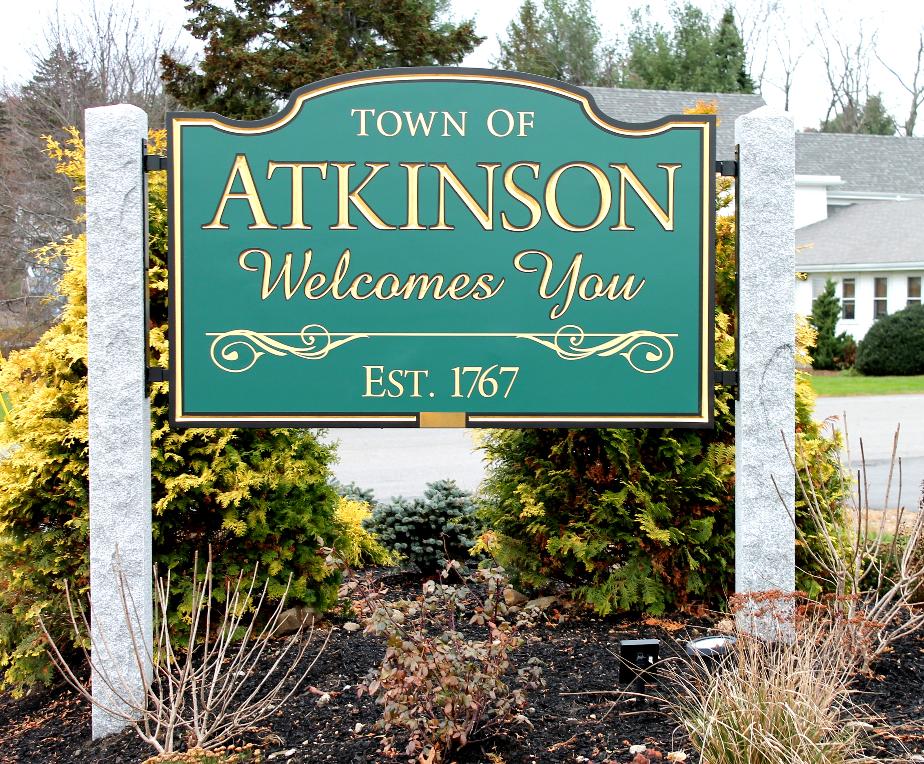 Atkinson New Hampshire Town Welcome Sign