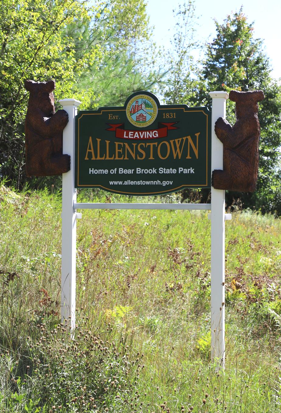Welcome to Allenstown New Hampshire Sign